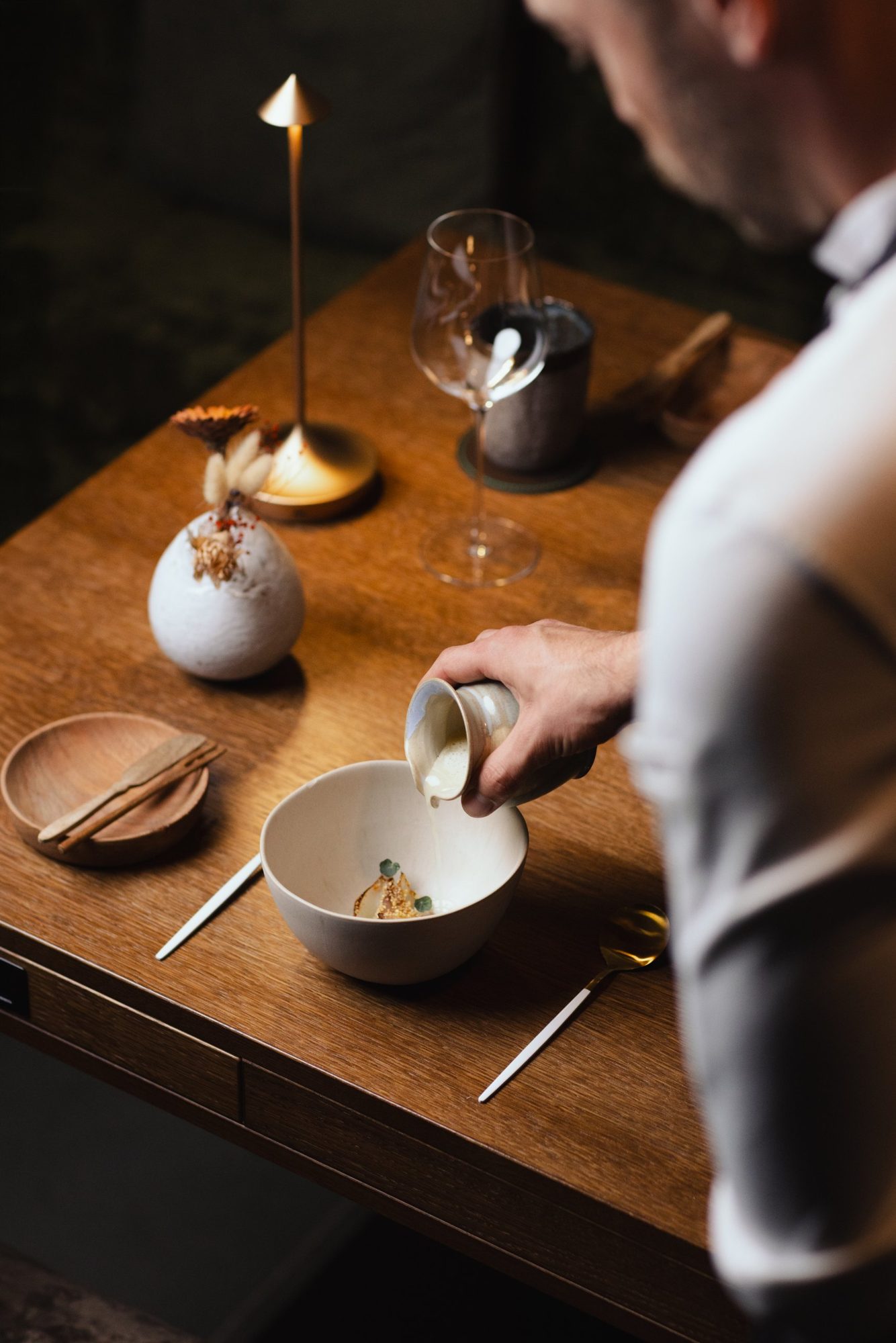 Black ink ed01 gedeckter tisch fine dining